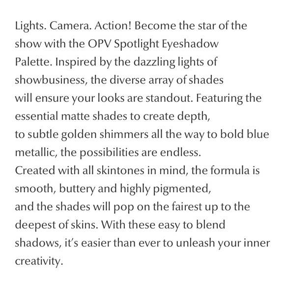OPV Beauty Spotlight Eyeshadow Palette - Picture 10 of 12